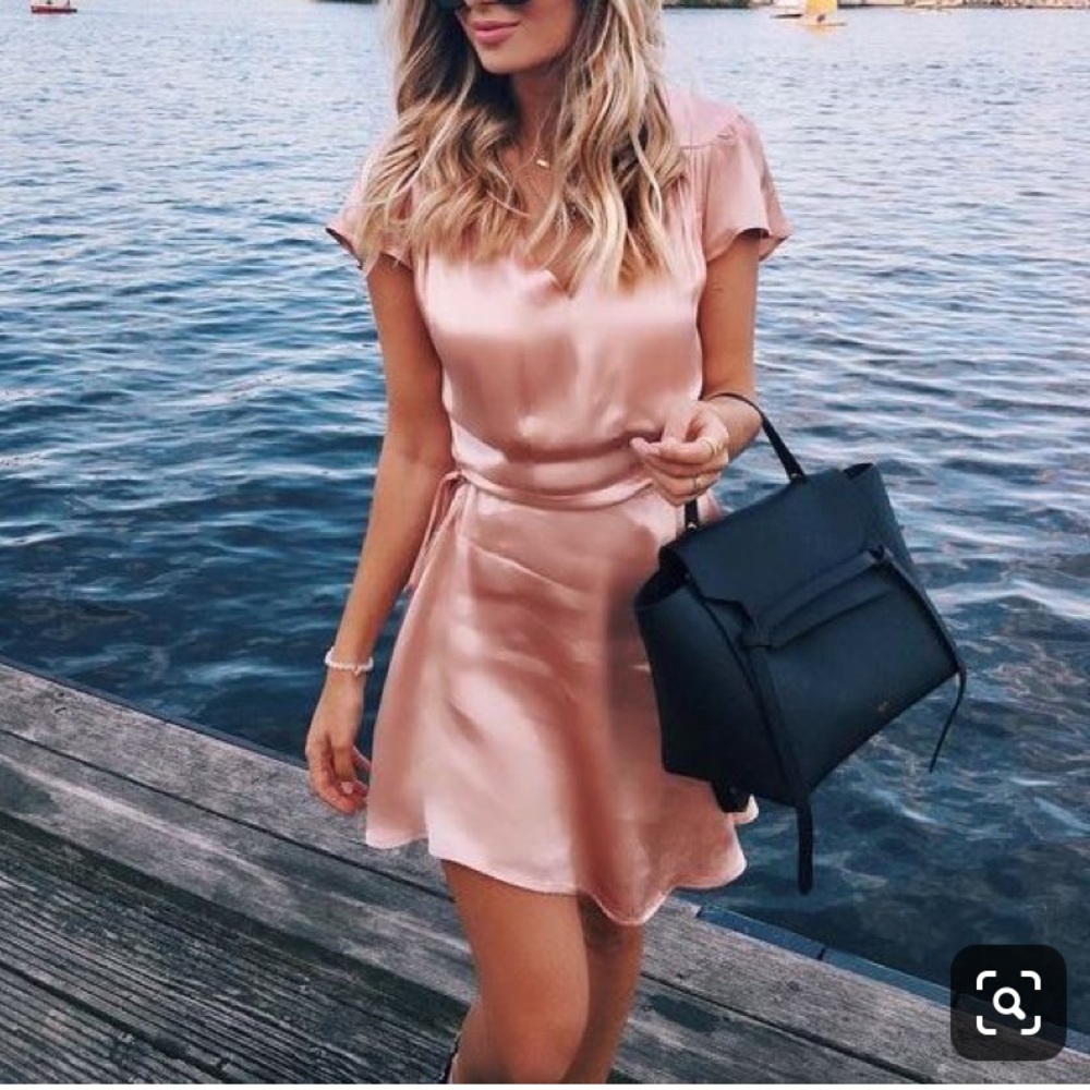 Coral H&M dress